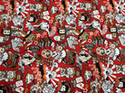 PERCALE DE COTON DARUMA ROUGE - My Little Coupon
