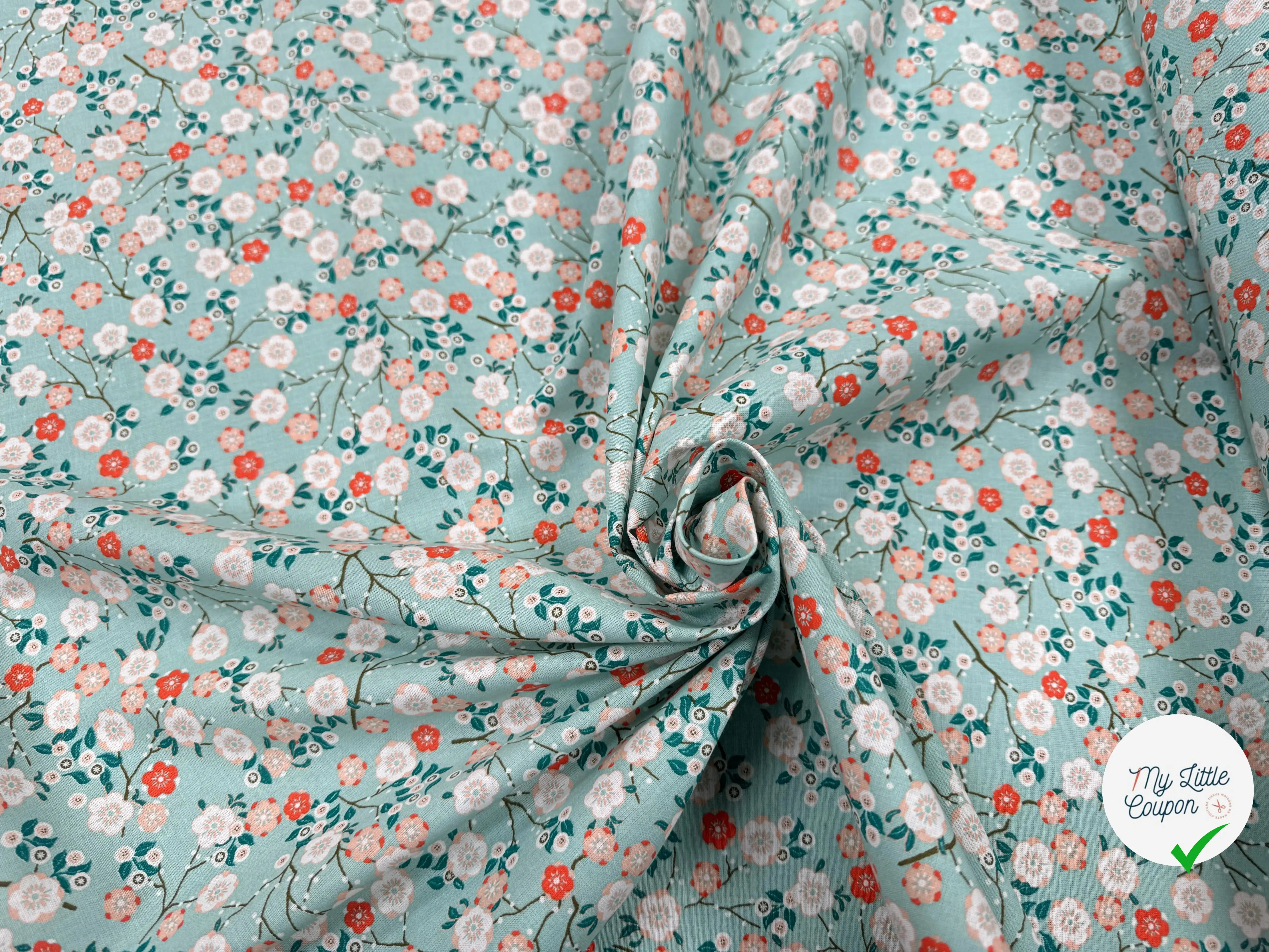 PERCALE DE COTON HOKKAIDO CIEL - My Little Coupon
