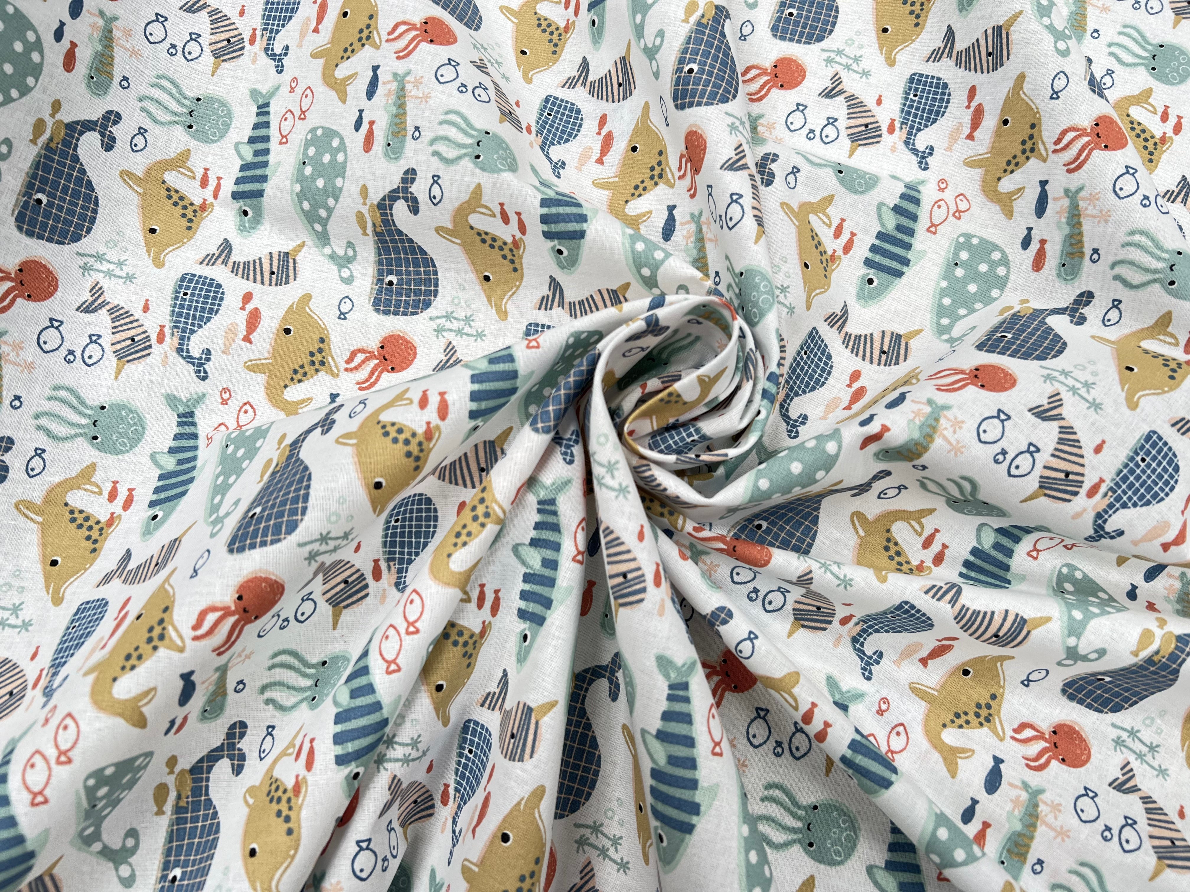 (Chute) PERCALE DE COTON PLOUF BLANC - My Little Coupon