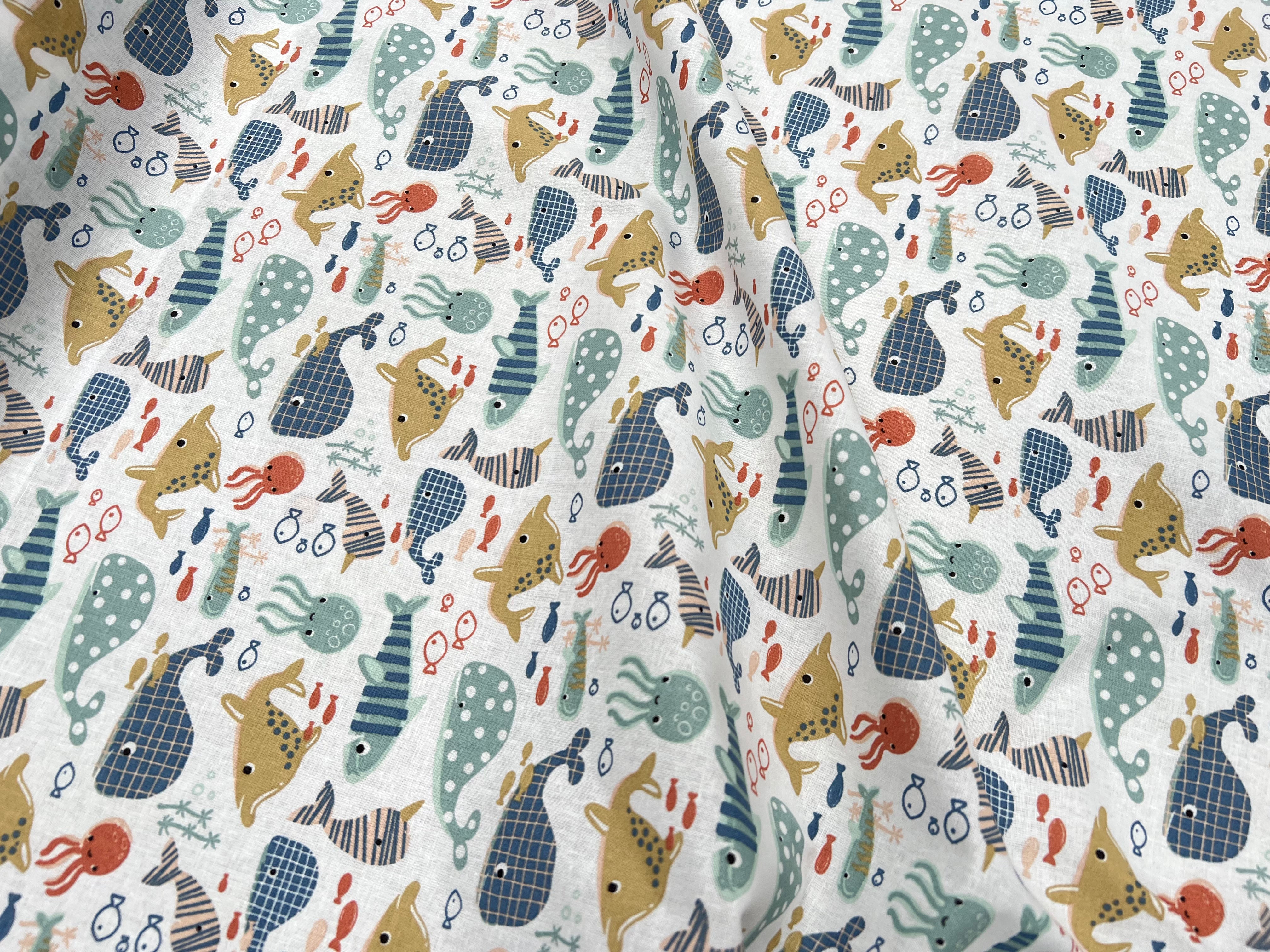 (Chute) PERCALE DE COTON PLOUF BLANC - My Little Coupon