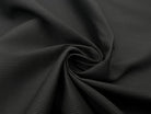 PIQUÉ DE COTON CANNELÉ NOIR / GRIS NOIR MSO