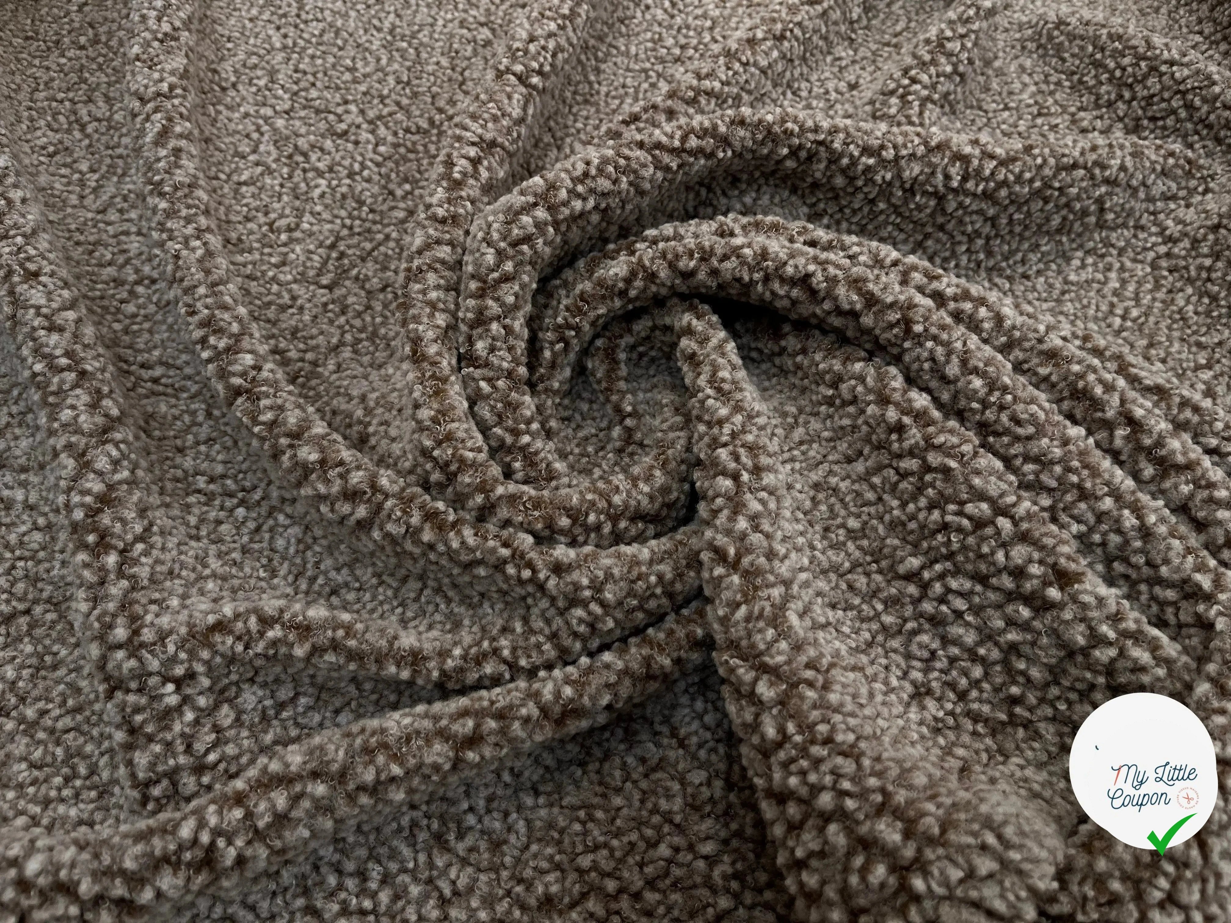 POLAIRE BOUCLETTE MARRON/ECRU - My Little Coupon