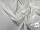 POPELINE COTON BLANCHE - My Little Coupon