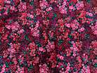 (Chute) POPELINE COTON DIGITAL FLOWERS – BLACK - My Little Coupon