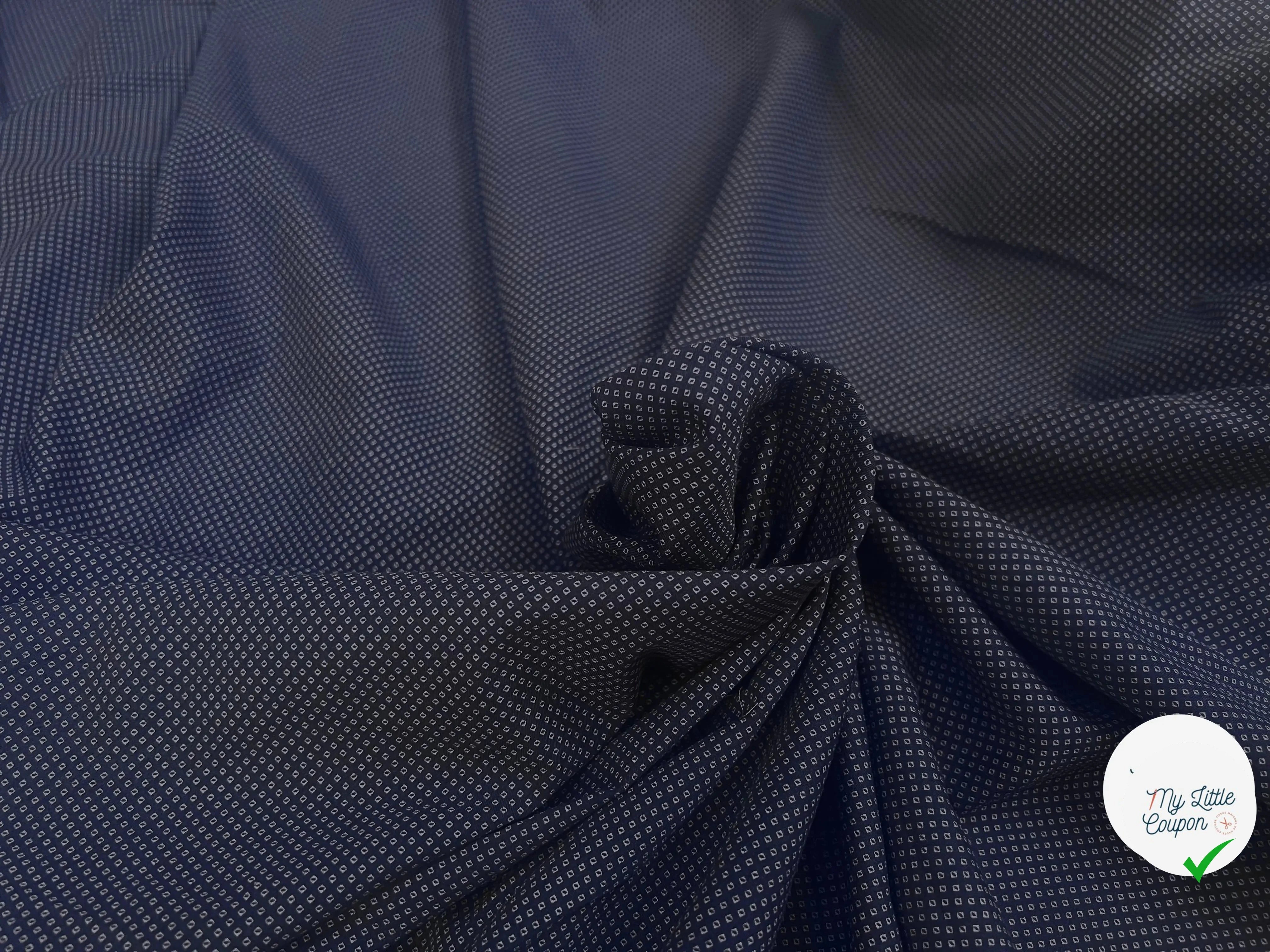 POPELINE COTON MOTIFS CRAVATE - My Little Coupon