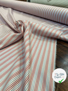 POPELINE DE COTON RAYURES BLEU BLANC ROUGE - My Little Coupon