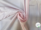 POPELINE DE COTON 100% COTON A RAYURES VERTICALES ROSE PALE ET BLANC - My Little Coupon