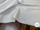 POPELINE DE COTON 100% COTON AVEC POIDS LÉGÈREMENT VISIBLE BLANC (TESSITURA MONTI) - My Little Coupon