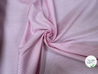POPELINE DE COTON 100% COTON MOTIF VICHY ROSE - My Little Coupon