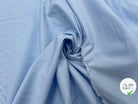 POPELINE DE COTON BLEU CIEL QUALITÉ JAPON - My Little Coupon - tissu - coudre