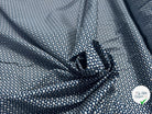 POPELINE DE COTON BLEU PETITS MOTIFS - My Little Coupon