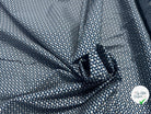 POPELINE DE COTON BLEU PETITS MOTIFS - My Little Coupon