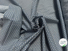 POPELINE DE COTON BLEU PETITS MOTIFS - My Little Coupon