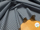 POPELINE DE COTON BLEU PETITS MOTIFS - My Little Coupon