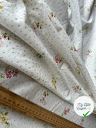 POPELINE DE COTON BOUQUET DE FLEURS - My Little Coupon