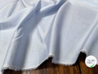 (Chute) POPELINE DE COTON PETIT CARREAUX BLANC BLEU CIEL - My Little Coupon