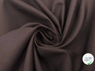 POPELINE DE COTON QUALITÉ JAPON MARRON FONCÉ - My Little Coupon - tissu - coudre