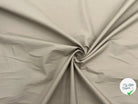 POPELINE DE COTON SERGÉE BEIGE RÉGLISSE - My Little Coupon - tissu - coudre