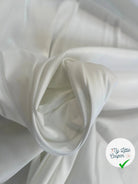 POPELINE DE COTON UNI BLANC UNI - My Little Coupon