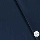 POPELINE DE COTON UNICOLORE BLEU MARINE - My Little Coupon