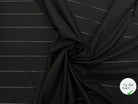 POPELINE NOIRE DE LIGNES POINTILLÉES - My Little Coupon - tissu - coudre