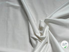 (Chute) POPELINE POLYCOTON FINEMENT SERGÉE EFFET CRAQUANT BLANC CASSÉ - My Little Coupon