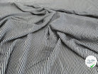 POPELINE TISSU CHEMISE À RAYURE BLEU FONCÉ BLANC UN PEU STRETCH - My Little Coupon