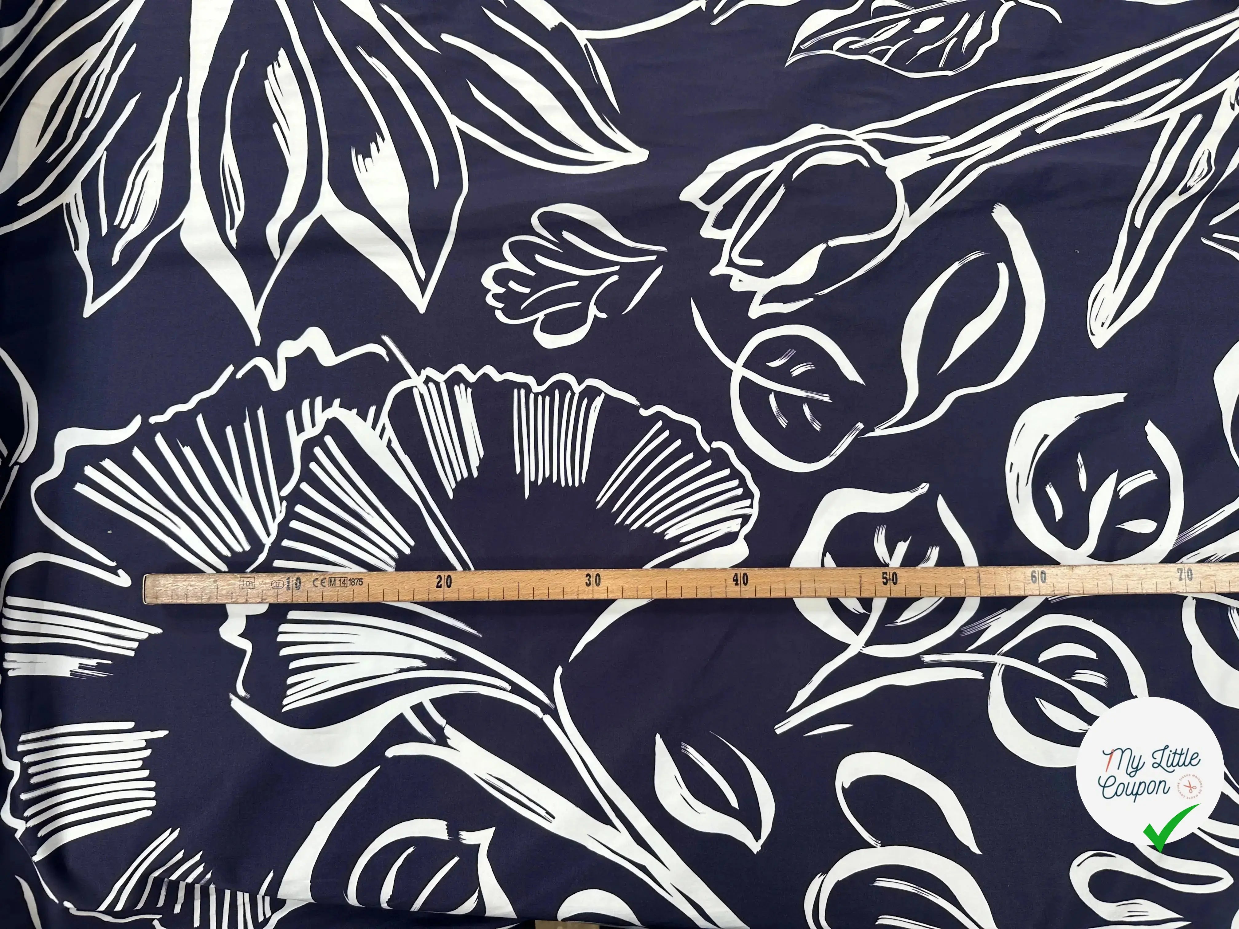 SATIN DE COTON ELEGANCE DU BLEU MLC INTERN