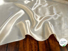 SATIN DE SOIE 100% SOIE UNI IVOIRE - My Little Coupon