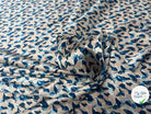 SATIN DE SOIE 16 MOMME ULTRA DOUX FEUILLETTES BLEU - My Little Coupon