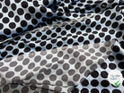 SATIN DE SOIE POIS FOND BLEU - My Little Coupon - tissu - coudre