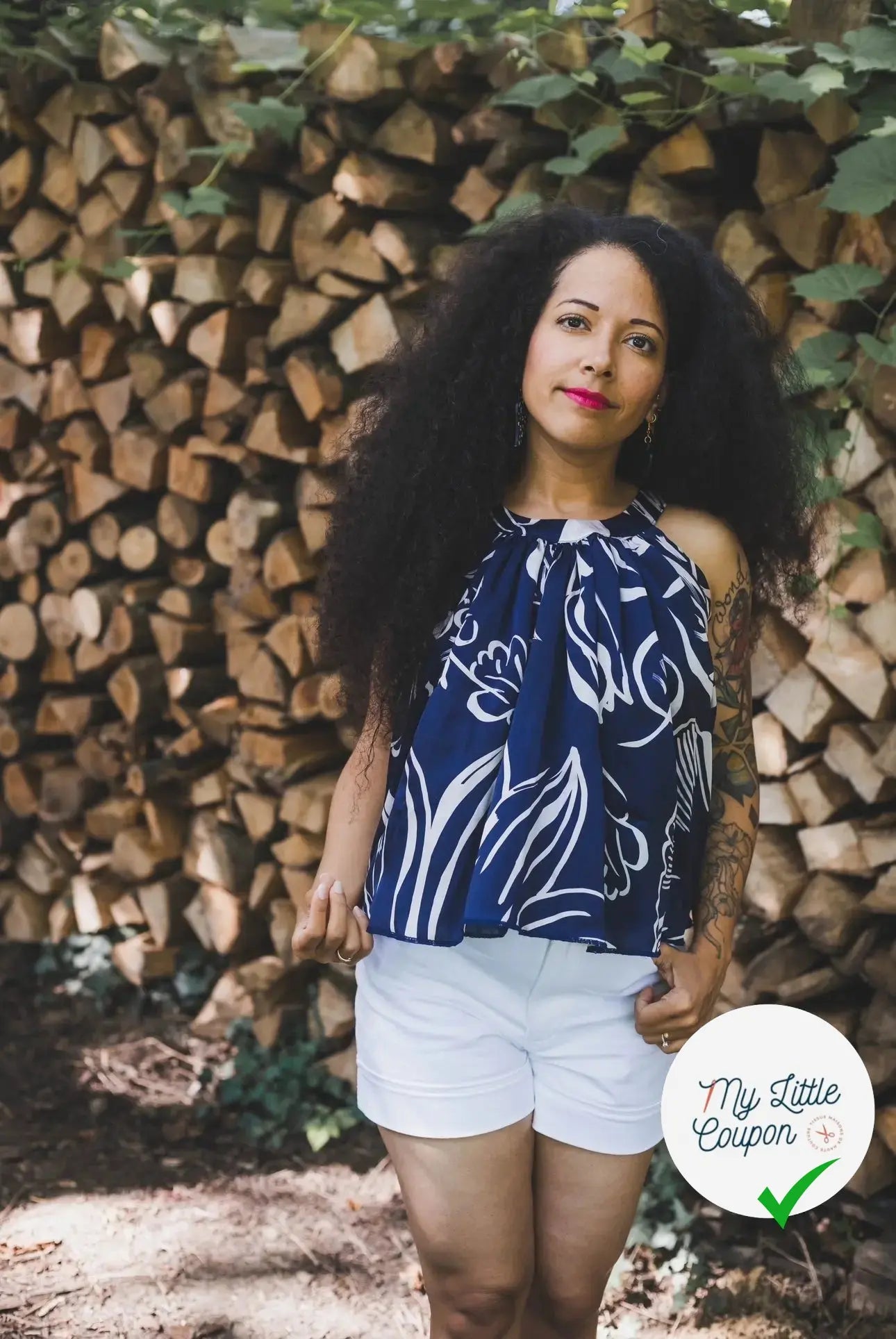 SATIN DE SOIE PORTOFINO ÉLÉGANCE DU BLEU - My Little Coupon