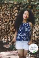 SATIN DE SOIE PORTOFINO ÉLÉGANCE DU BLEU - My Little Coupon