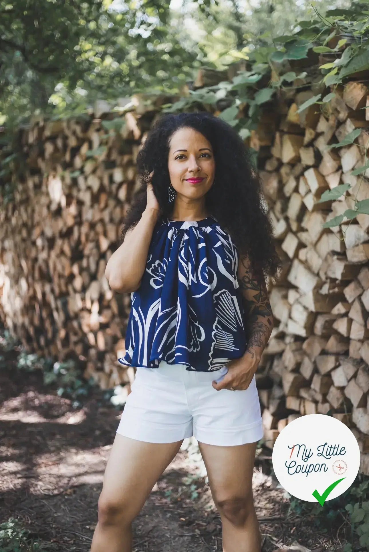 SATIN DE SOIE PORTOFINO ÉLÉGANCE DU BLEU - My Little Coupon