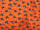 SATIN DE VISCOSE PETITES FLEURS ZÉBRÉES - My Little Coupon