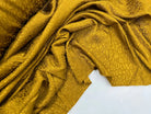 SATIN JACQUARD LÉOPARD MOUTARDE MLC INTERN
