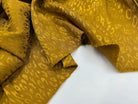 SATIN JACQUARD LÉOPARD MOUTARDE MLC INTERN