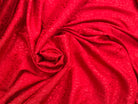SATIN JACQUARD LÉOPARD ROUGE VIF MLC INTERN