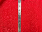SATIN JACQUARD LÉOPARD ROUGE VIF MLC INTERN