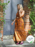 SATINETTE SOIE COTON  MERVEILLEUSES FLEURS ORANGES ET VIOLETTES - My Little Coupon