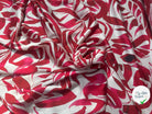 SERGÉ FLUIDE FLEURS DOMY DIRECT-M0189A-FW2 - POLYESTER OEKO-TEX - My Little Coupon