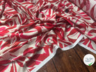 SERGÉ FLUIDE FLEURS DOMY DIRECT-M0189A-FW2 - POLYESTER OEKO-TEX - My Little Coupon