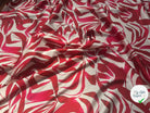 SERGÉ FLUIDE FLEURS DOMY DIRECT-M0189A-FW2 - POLYESTER OEKO-TEX - My Little Coupon
