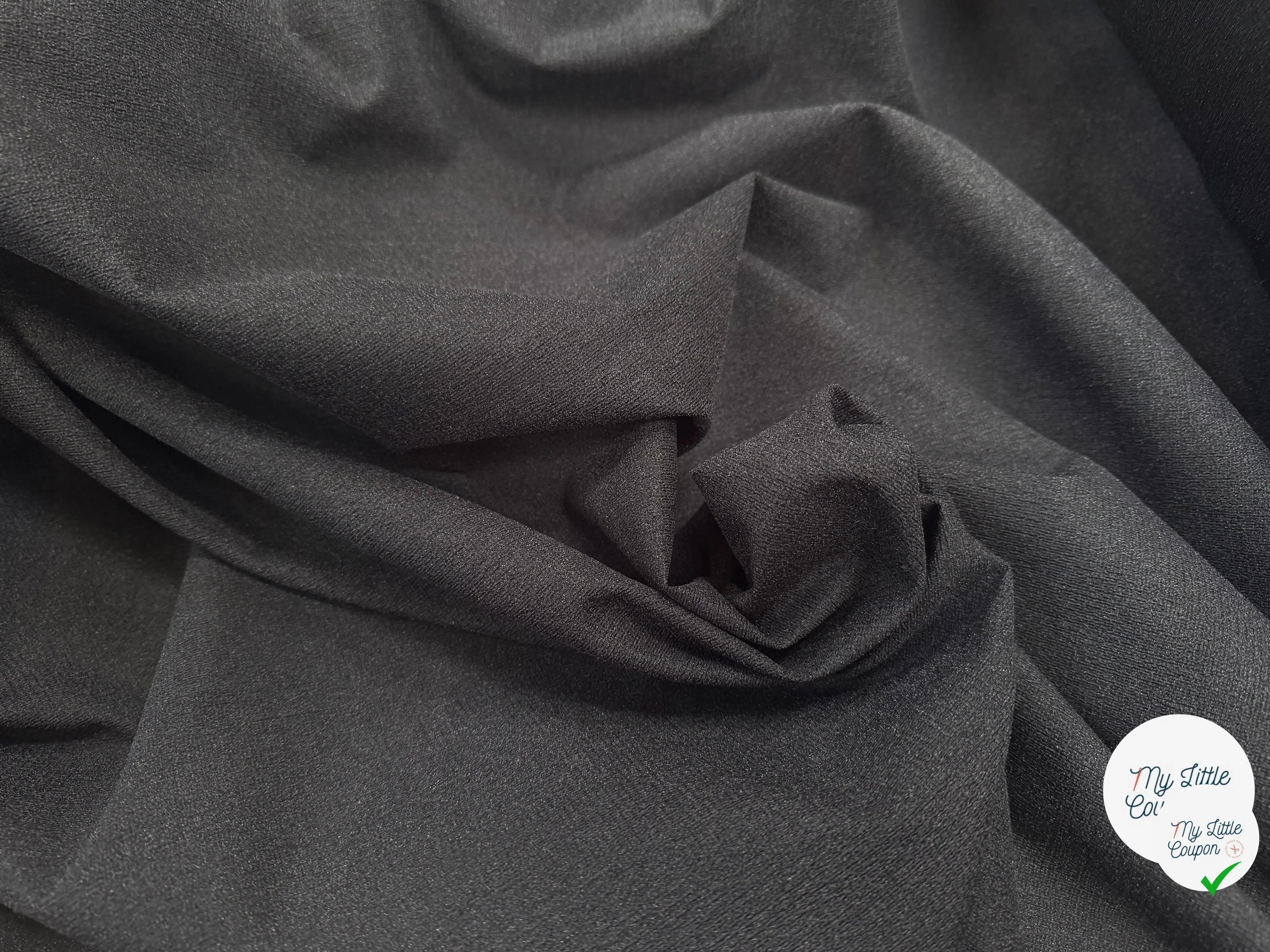 THERMOCOLLANT MAILLE NOIR EPAISSE - My Little Coupon