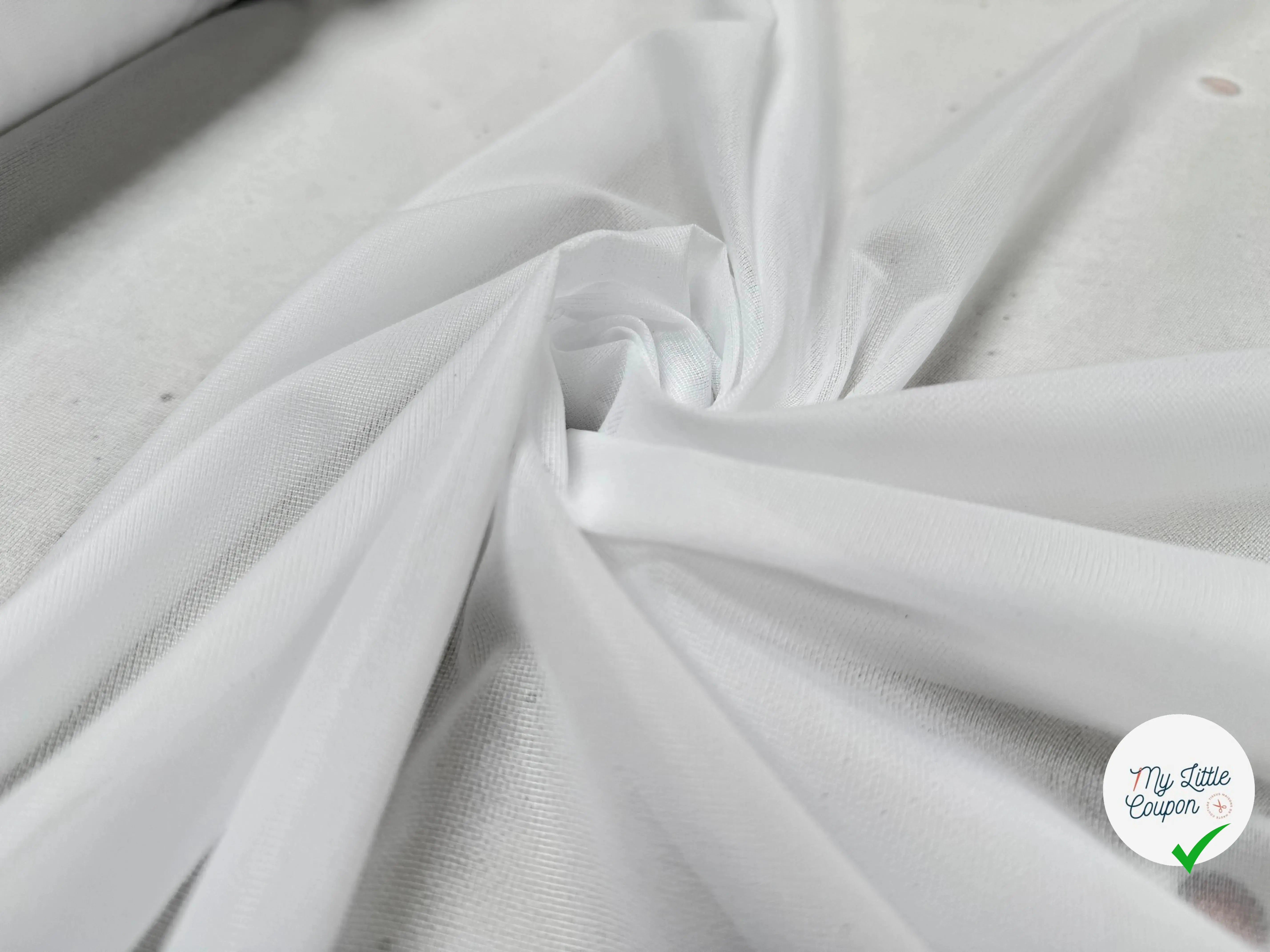 THERMOCOLLANT MAILLE TISSÉ BLANC - My Little Coupon