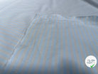 TISSU CHEMISE COTON RAYÉ BLEU CIEL ET BEIGE - My Little Coupon