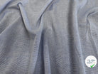TISSU COTON CHEMISE RAYURE FINE BLEU BLANC - My Little Coupon