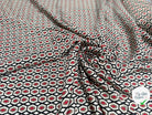 TISSU FLUIDE IMPRIMÉ MOTIFS GÉOMÉTRIQUES ORANGE ET JAUNE - My Little Coupon