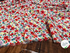 TISSU FLUIDE TOUCHÉ PEAU DE PÊCHE IMPRIMÉ FLEURS DE PRINTEMPS - My Little Coupon