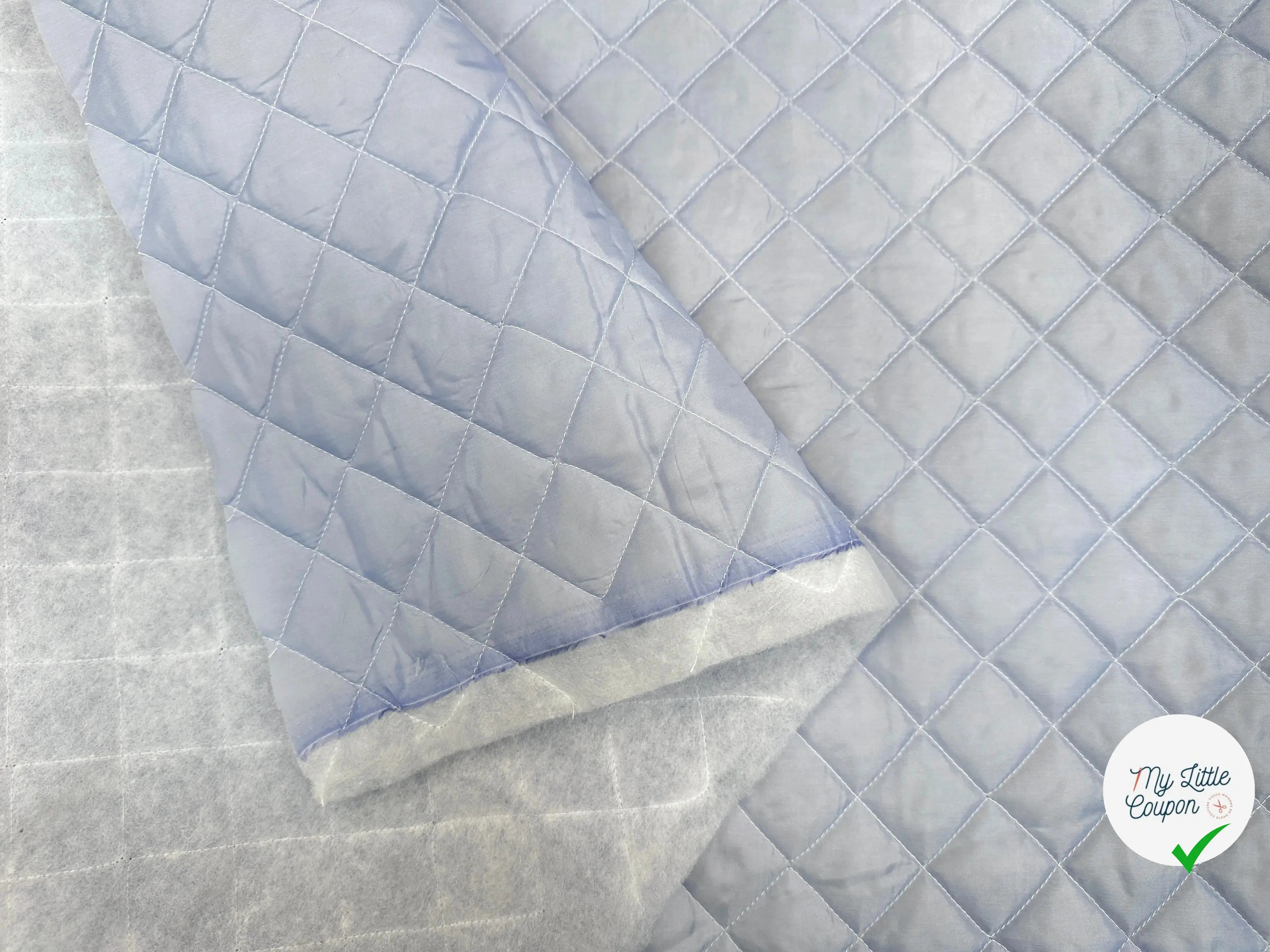 TISSU MATELASSÉ DOUDOUNE CHIC MATELASSAGE FRANÇAIS SIMPLE FACE - My Little Coupon
